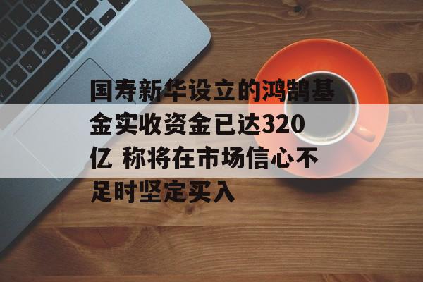 国寿新华设立的鸿鹄基金实收资金已达320亿 称将在市场信心不足时坚定买入