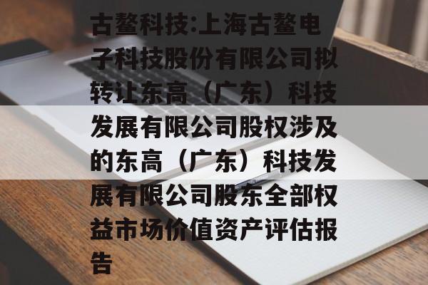 古鳌科技:上海古鳌电子科技股份有限公司拟转让东高(广东)科技发展有限公司股权涉及的东高(广东)科技发展有限公司股东全部权益市场价值资产评估报告 古鳌科技:上海古鳌电子科技股份有限公司拟转让东高(广东)科技发展有限公司股权涉及的东高(广东)科技发展有限公司股东全部权益市场价值资产评估报告