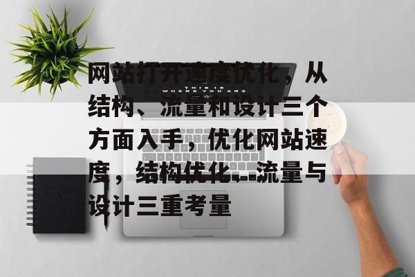 网站打开速度优化,从结构、流量和设计三个方面入手,优化网站速度,结构优化、流量与设计三重考量 网站打开速度优化,从结构、流量和设计三个方面入手,优化网站速度,结构优化、流量与设计三重考量
