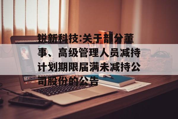 锐新科技:关于部分董事、高级管理人员减持计划期限届满未减持公司股份的公告