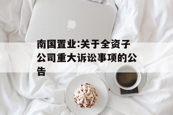 南国置业:关于全资子公司重大诉讼事项的公告