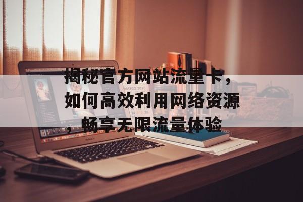 揭秘官方网站流量卡，如何高效利用网络资源，畅享无限流量体验