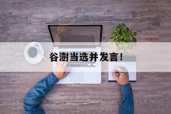 谷澍当选并发言! 谷澍当选并发言!
