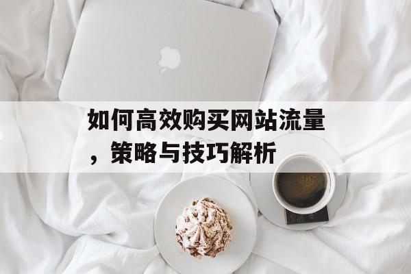 如何高效购买网站流量,策略与技巧解析 如何高效购买网站流量,策略与技巧解析