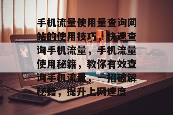 手机流量使用量查询网站的使用技巧，快速查询手机流量，手机流量使用秘籍，教你有效查询手机流量，一招破解秘籍，提升上网速度
