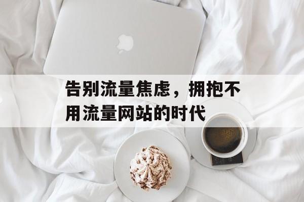告别流量焦虑,拥抱不用流量网站的时代 告别流量焦虑,拥抱不用流量网站的时代