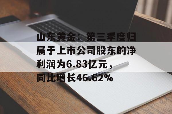 山东黄金：第三季度归属于上市公司股东的净利润为6.83亿元，同比增长46.62%