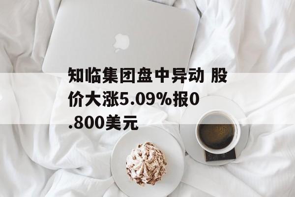 知临集团盘中异动 股价大涨5.09%报0.800美元 知临集团盘中异动 股价大涨5.09%报0.800美元