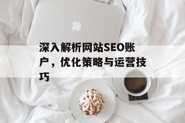 深入解析网站SEO账户,优化策略与运营技巧 深入解析网站SEO账户,优化策略与运营技巧