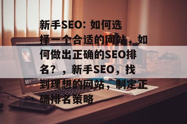 新手SEO: 如何选择一个合适的网站,如何做出正确的SEO排名?,新手SEO,找到理想的网站,制定正确排名策略 新手SEO: 如何选择一个合适的网站,如何做出正确的SEO排名?,新手SEO,找到理想的网站,制定正确排名策略