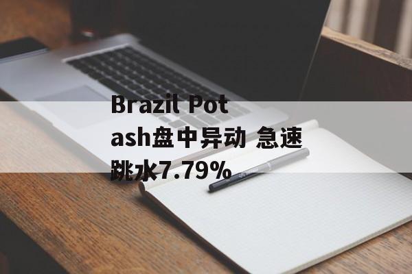 Brazil Potash盘中异动 急速跳水7.79% Brazil Potash盘中异动 急速跳水7.79%