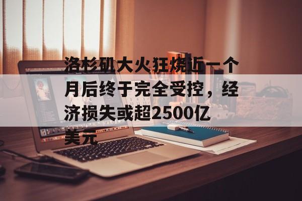洛杉矶大火狂烧近一个月后终于完全受控,经济损失或超2500亿美元 洛杉矶大火狂烧近一个月后终于完全受控,经济损失或超2500亿美元