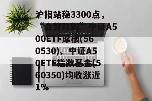 沪指站稳3300点,“会分红的”中证A500ETF摩根(560530)、中证A50ETF指数基金(560350)均收涨近1% 沪指站稳3300点,“会分红的”中证A500ETF摩根(560530)、中证A50ETF指数基金(560350)均收涨近1%