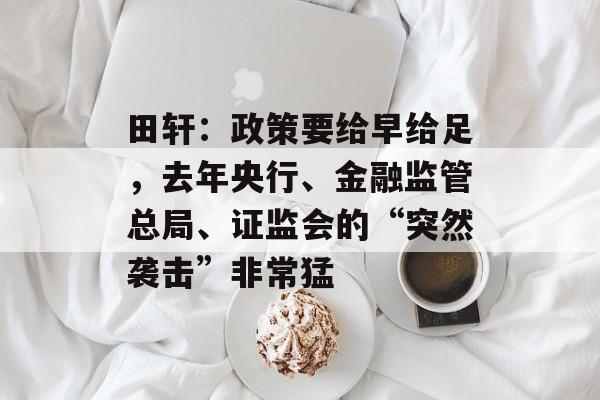 田轩:政策要给早给足,去年央行、金融监管总局、证监会的“突然袭击”非常猛 田轩:政策要给早给足,去年央行、金融监管总局、证监会的“突然袭击”非常猛