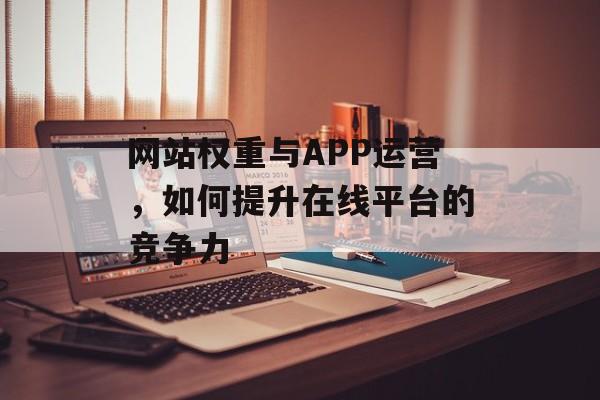 网站权重与APP运营，如何提升在线平台的竞争力