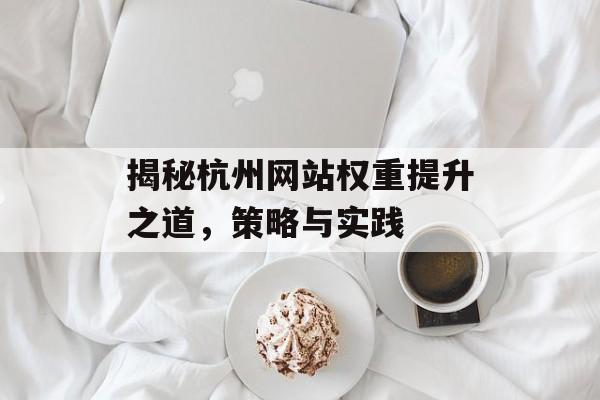 揭秘杭州网站权重提升之道，策略与实践