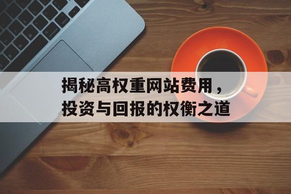 揭秘高权重网站费用，投资与回报的权衡之道