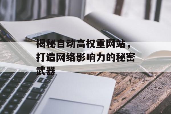揭秘自动高权重网站，打造网络影响力的秘密武器