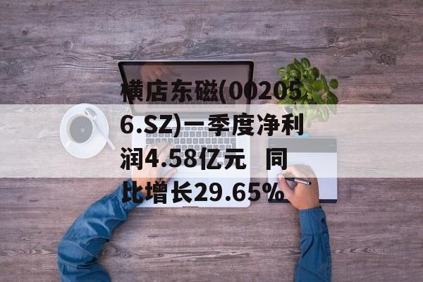横店东磁(002056.SZ)一季度净利润4.58亿元  同比增长29.65% 横店东磁(002056.SZ)一季度净利润4.58亿元  同比增长29.65%