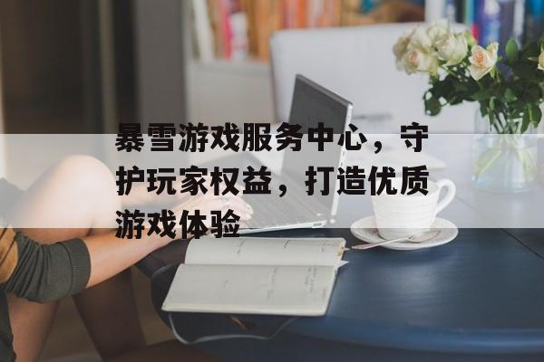 暴雪游戏服务中心，守护玩家权益，打造优质游戏体验