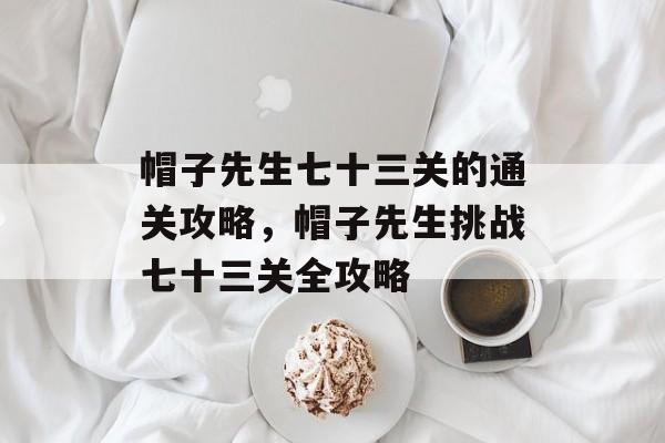 帽子先生七十三关的通关攻略，帽子先生挑战七十三关全攻略