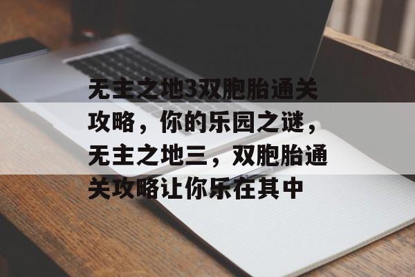 无主之地3双胞胎通关攻略，你的乐园之谜，无主之地三，双胞胎通关攻略让你乐在其中