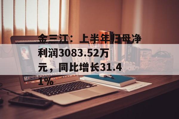 金三江：上半年归母净利润3083.52万元，同比增长31.41%